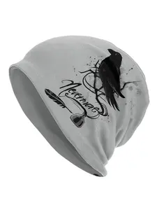 Wednesday Season 2 Skullies Beanies Caps Wednesday Nevermore Academy Thin Hat Autumn Spring Bonnet Hats Men Women's Hip Hop Ski Cap