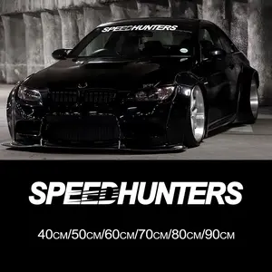 New 2026 Various Sizes Speed Hunters Graphics Car Vinyl Stickers Waterproof Racing Body Truck Bumper Rear Window Decal Tuning Accessories car decor accessories