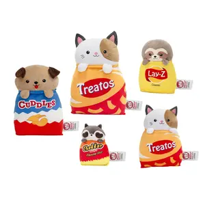10 1/2" Parody Pals Critters & Chip Bags Stuffed Characters