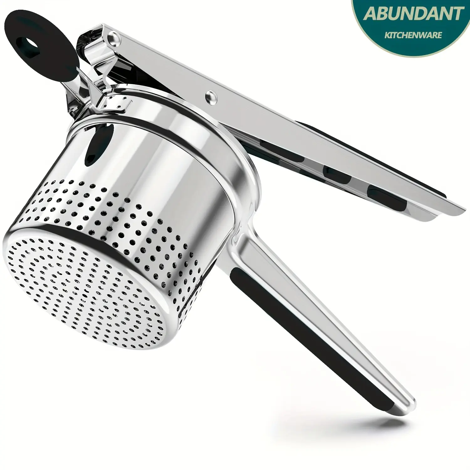 PriorityChef Heavy Duty Stainless Steel Potato Ricer (15oz) |   Makes Perfect Mashed Potatoes Every Time