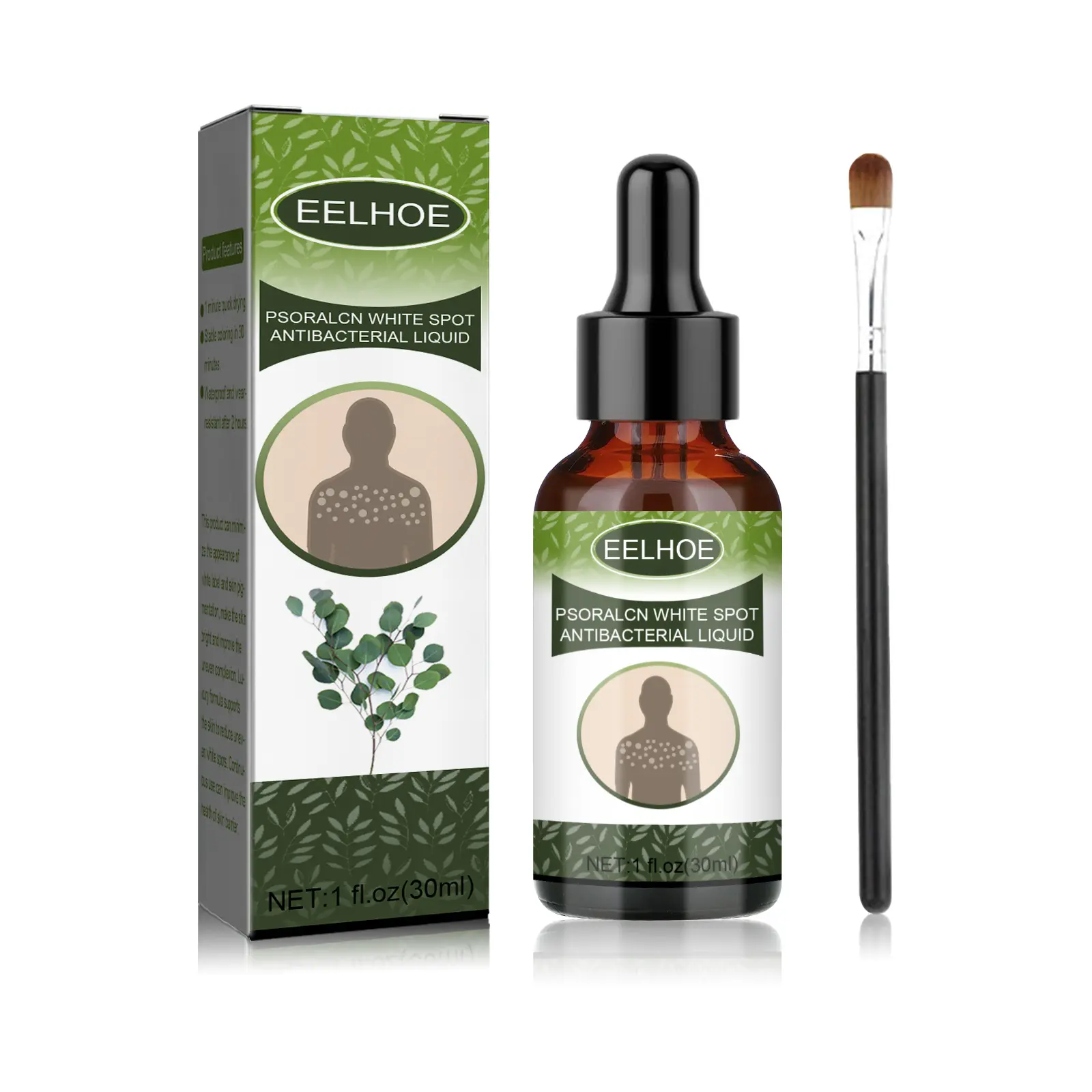 EELHOE Vitiligo Repair Serum Dilute Pigment White Spot Treatment Essence Moisturize Skin Care