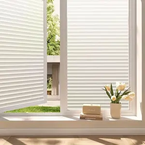 Privacy Matte Window Film, 1 Count Static Cling Window Film, Heat Insulation Window Sticker, Window Film for Home Office, Home Decor, Window Privacy Films