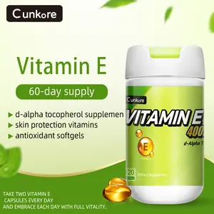 Vitamin E 120 Softgels - Natural Antioxidant for Skin & Immune Support, Vegetarian Gluten Free, 4 Month Supply, Softgel Capsules for Women & Men