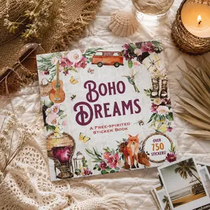 Boho Dreams Sticker Book Boho Dreams Sticker Book