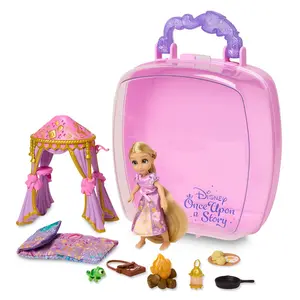 Disney Store Rapunzel Disney Once Upon a Story Mini Doll Playset – Tangled – 5''