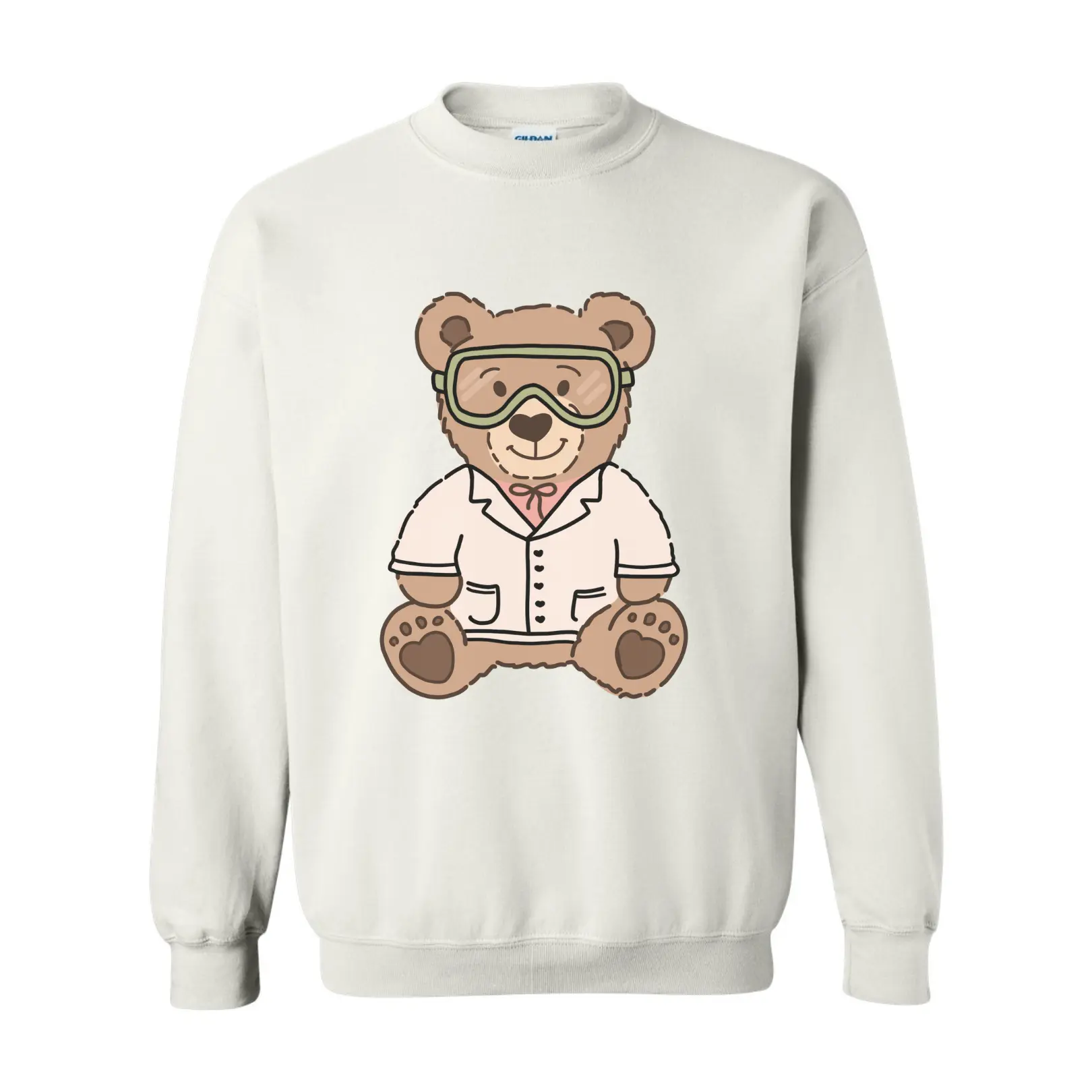 Lab Teddy Bear Crewneck | Medical Lab Technician Crewneck | Lab Shirt