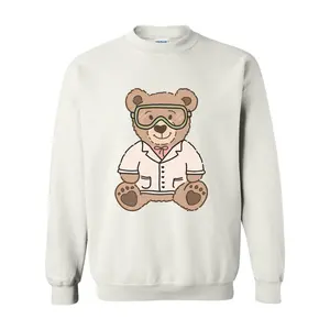 Lab Teddy Bear Crewneck | Medical Lab Technician Crewneck | Lab Shirt