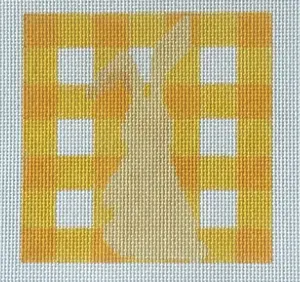 Yellow Gingham Bunny