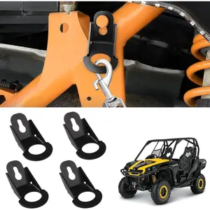 X3 Tie Down Brackets Hooks for Can Am Maverick X3 Accessories Compatible with All 2017-2024 Maverick X3 (4pcs)