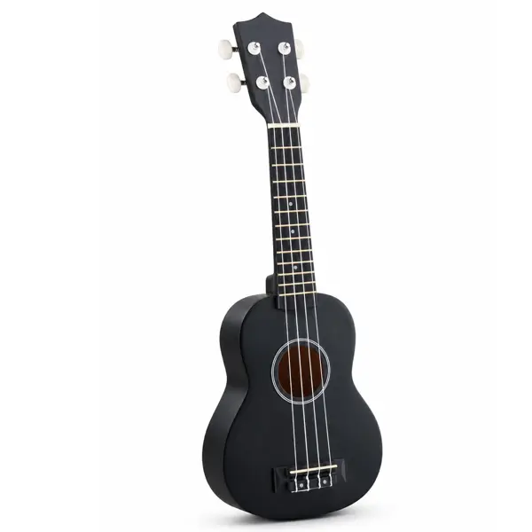 21in Linden wood body rosewood fingerboard ukulele, cotton bag, capo, strap, picks*2, tuner，Strings，Dust cloth Ukulele for Beginners Hawaiian Sapelewood Ukelele Kit for Adult Student Starter