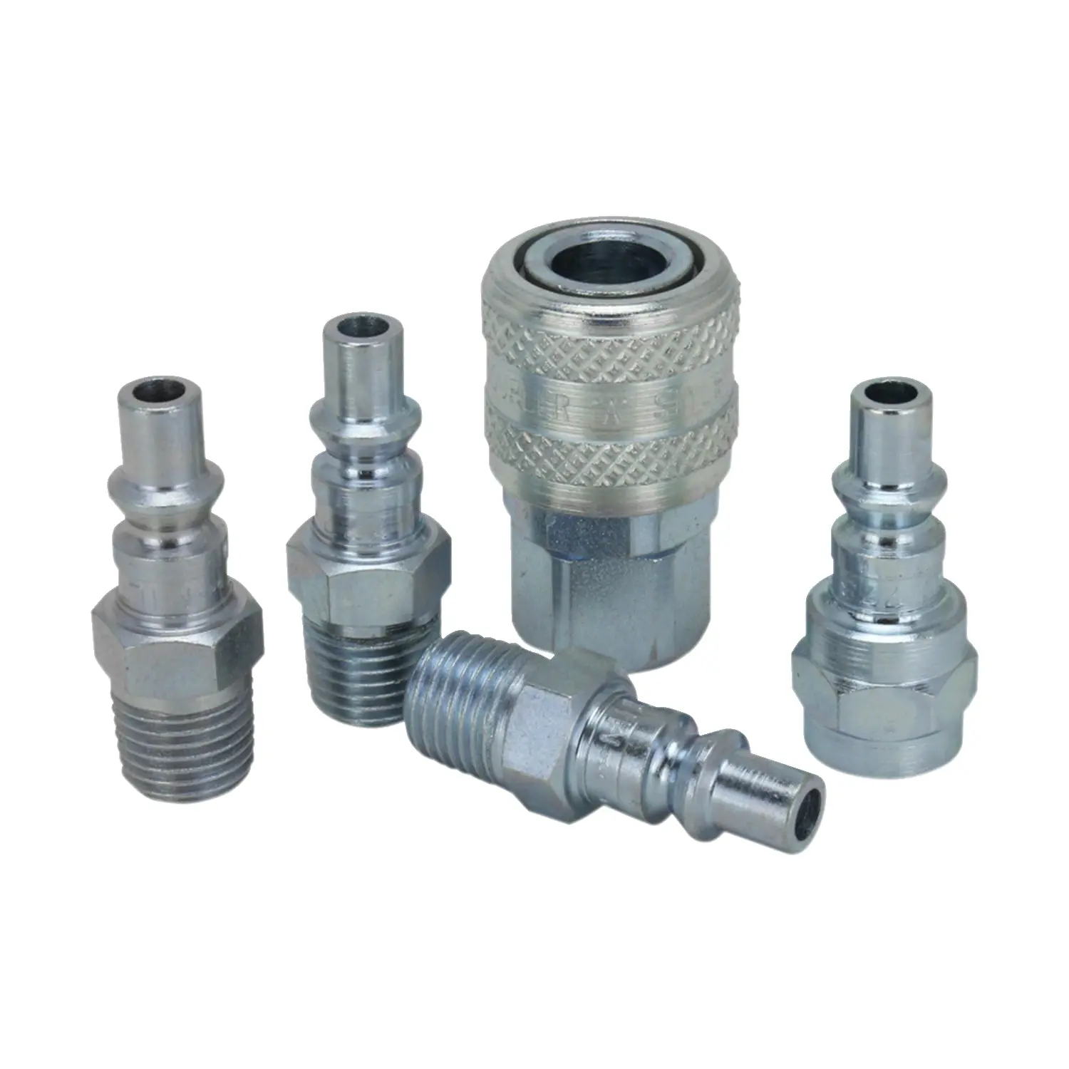 1/4" NPT A-Style Coupler and Plug Kit (5-Piece)