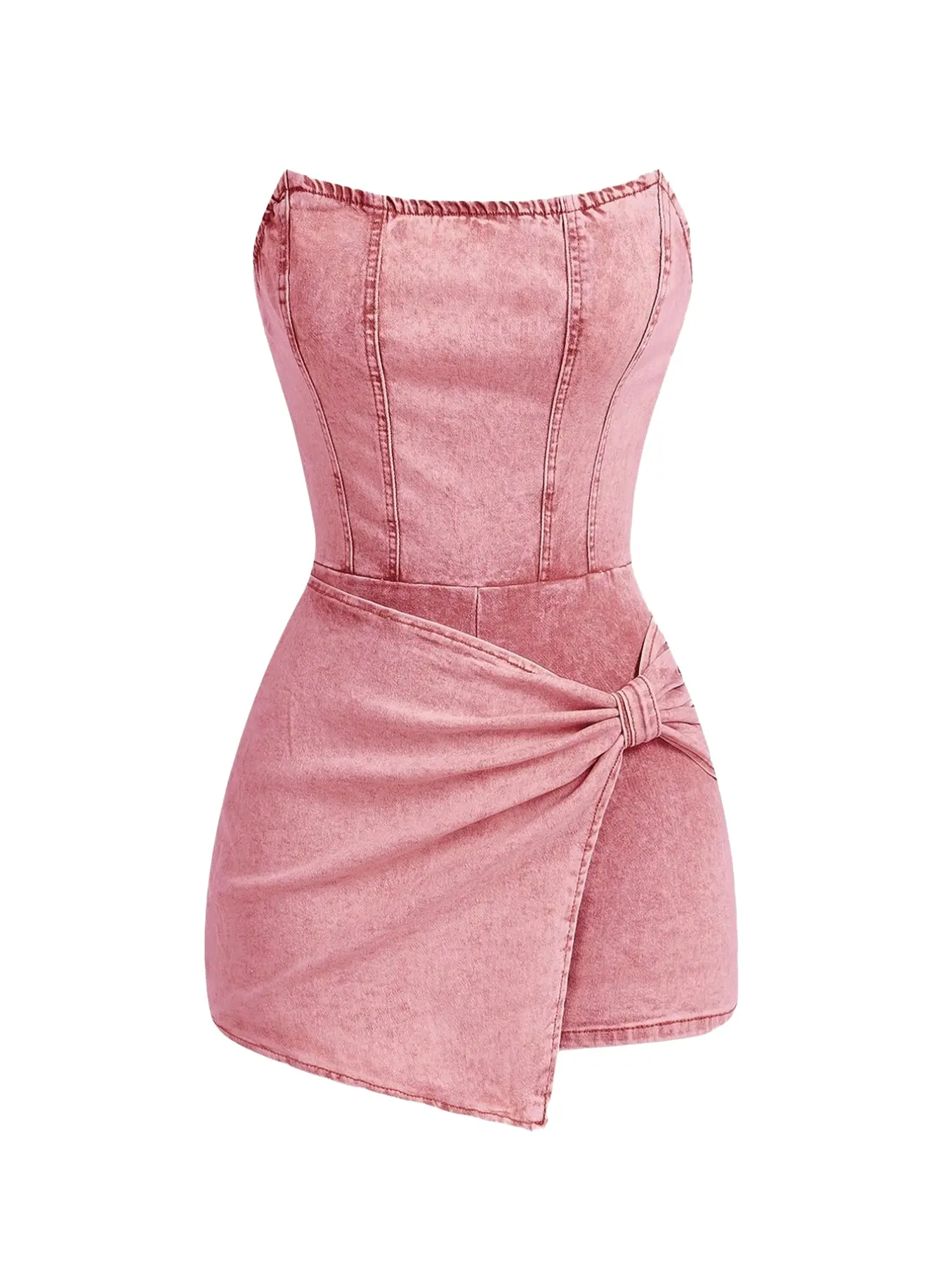 Women's Fashion Chic Solid Color Bodycon Tank Top Denim Jumpsuit, Perfect for Valentine's Day Outing, Light Summer Essential