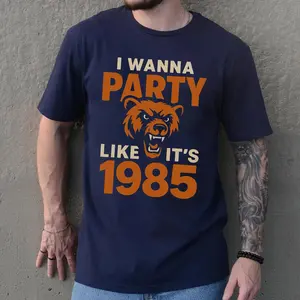 Chicago Football I Wanna Party Like It's 1985 Shirt, Bear Down Shirts, Chicago Sport Tee, Gift for Him