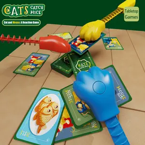 Cat & Mouse Card Game – Exciting Parent-Child Interactive Toy for Kids and Adults, Boost Focus, Brain Power & Strategic Thinking, Perfect Holiday Gift for Family Fun & Skill Building