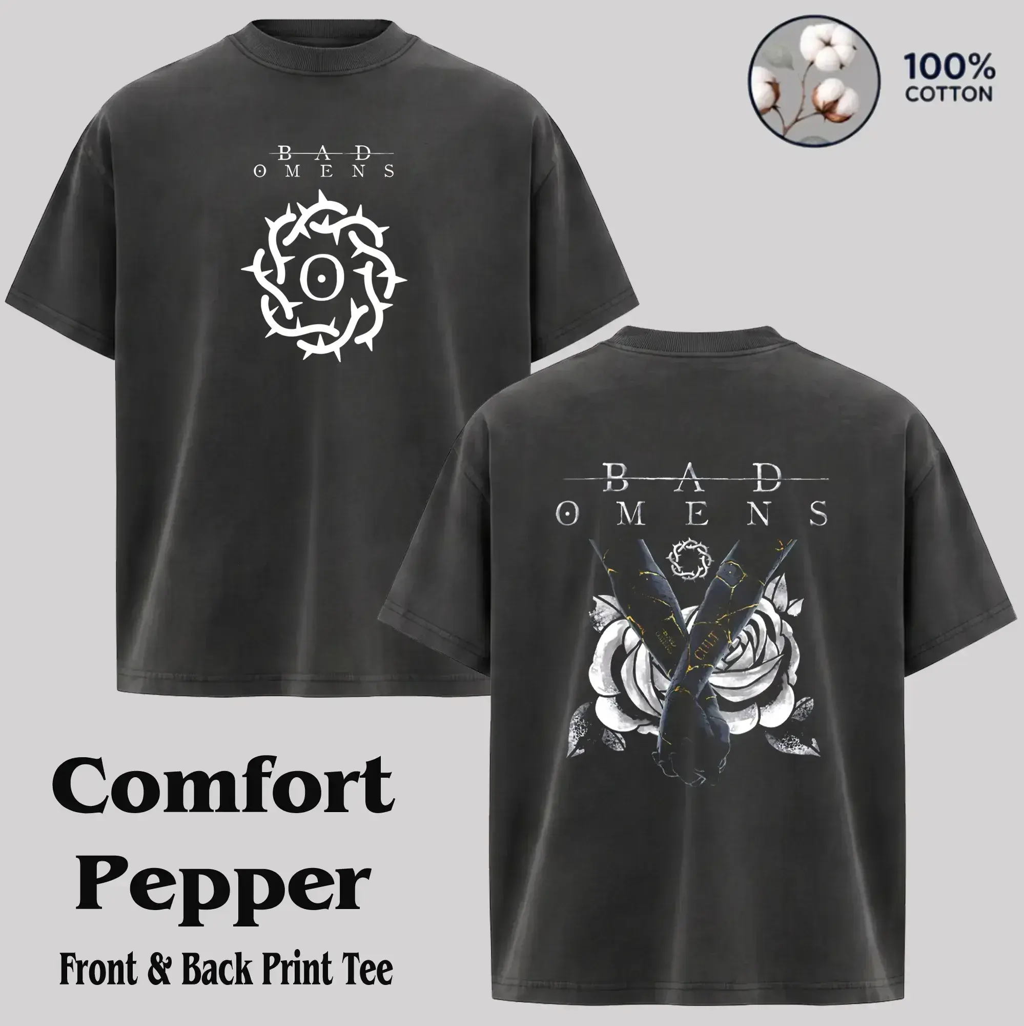 Fade Reaper Bad Omens Singer for Men Women T Shirt & Hoodie , metal band shirt, rock tour t-shirt, alternative band merch, trending t-shirt, 90s graphic tee, vintage graphic tee, grunge aesthetic shirt, classic rock merch