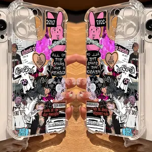 Lil Peep Vibe Phone Case Compatible with iPhone 17, 16e, 16, 15, 14, 13, 12, 11, Mini, Pro Max Air X XR XSMAX 8, 7 Plus - Shockproof Transparent Soft Back Cover, Charging Compatible, Highquality Material, Young Adults, Music Lovers