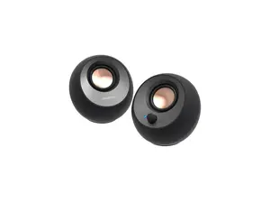 Creative Pebble V3 2.0 Bluetooth Speaker System - 8 W RMS - Black - Desktop - 100 Hz to 17 kHz - USB Creative Pebble V3 2.0 Bluetooth Speaker System - 8 W RMS - Black - Desktop - 100 Hz to 17 kHz - USB