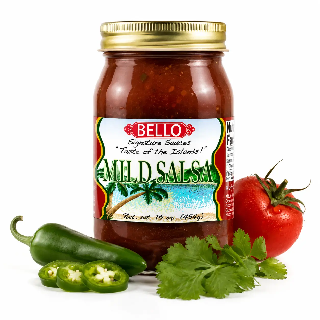 Bello Signature Mild Salsa – Fresh Tomato Salsa with Balanced Flavor & Smooth Texture – Premium Mexican-Style Salsa Dip for Tortilla Chips, Tacos, Nachos, Burritos, Grilled Foods & Everyday Meals – Mild Restaurant Style Salsa