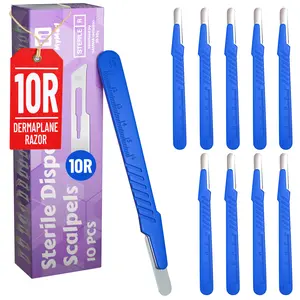 Disposable 10r Dermaplaning Razor - Pack of 10 Dermaplane Razor Disposable 10r Dermaplaning Razor - Pack of 10 Dermaplane Razor