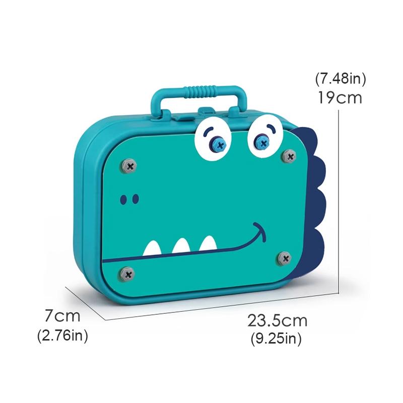 Kids Tool Set, 351 PCS Tool Kit w/ Electric Drill, STEM Montessori Educational Toys,Design and Drill Toy for Boys, Electric Drill with Toolbox, Creative Engineering Building Toy, Boys Birthdaty for Age 6-12