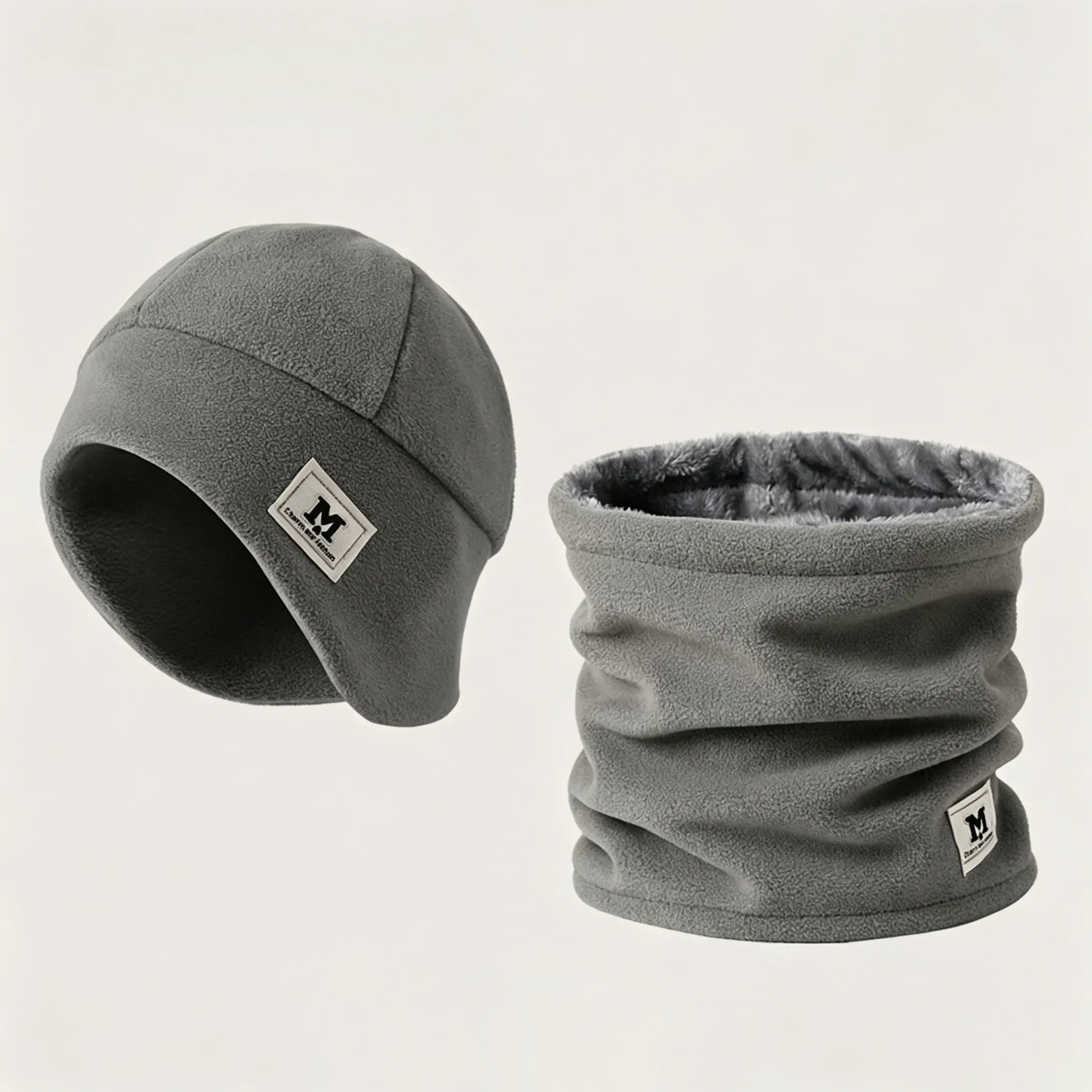 Winter warm hat and neck warmer for men and women, suitable for motorcycles and electric bikes, warm face mask, thickened for riding, cold protection and windproof.