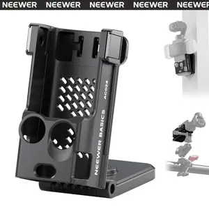 NEEWER AC024 Magnetic Holder Compatible with DJI Osmo Pocket 3 Creator Combo Accessories, Expansion Adapter with 1/4" Screw Hole, Battery Grip Bracket Fill Light M21