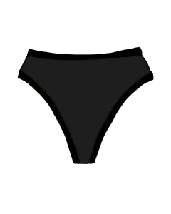 Thunder Thong Plain Black