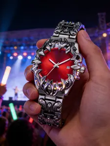 Millennium Alien Watch, Style High-End Creative Design, Irregular Shaped Watch, Carved Trendy Men's Wristwatch, Perfect Gift for Men