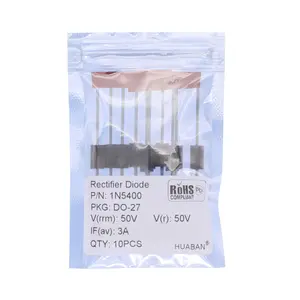 10PCS 1N5400 Rectifier Diode 3A 50V DO-201AD (DO-27) Axial