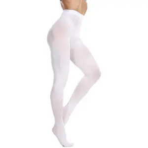 Women’s 80 denier soft semi-opaque solid color footed pantyhose tights