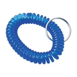 212 MAIN Coiled Wrist Key Ring Holder, Flexible & Expandable Wrist Loop Keychain (Pack of 60) - AC2014211 Home Plus Accessory for Phones, Cameras
