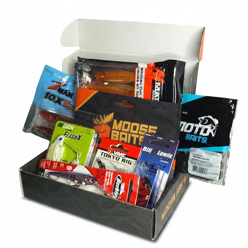 Moose Baits Bass Tackle Mystery Box - Fishing Lures Set - Fishing Tackle