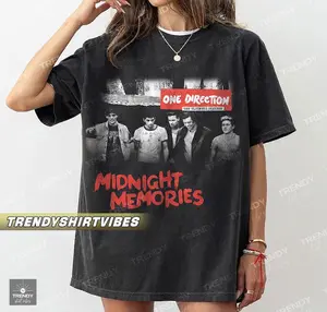 One Direction Comfort Colors T-Shirt: Retro Style - 1D Fan Gift (S-4XL)
