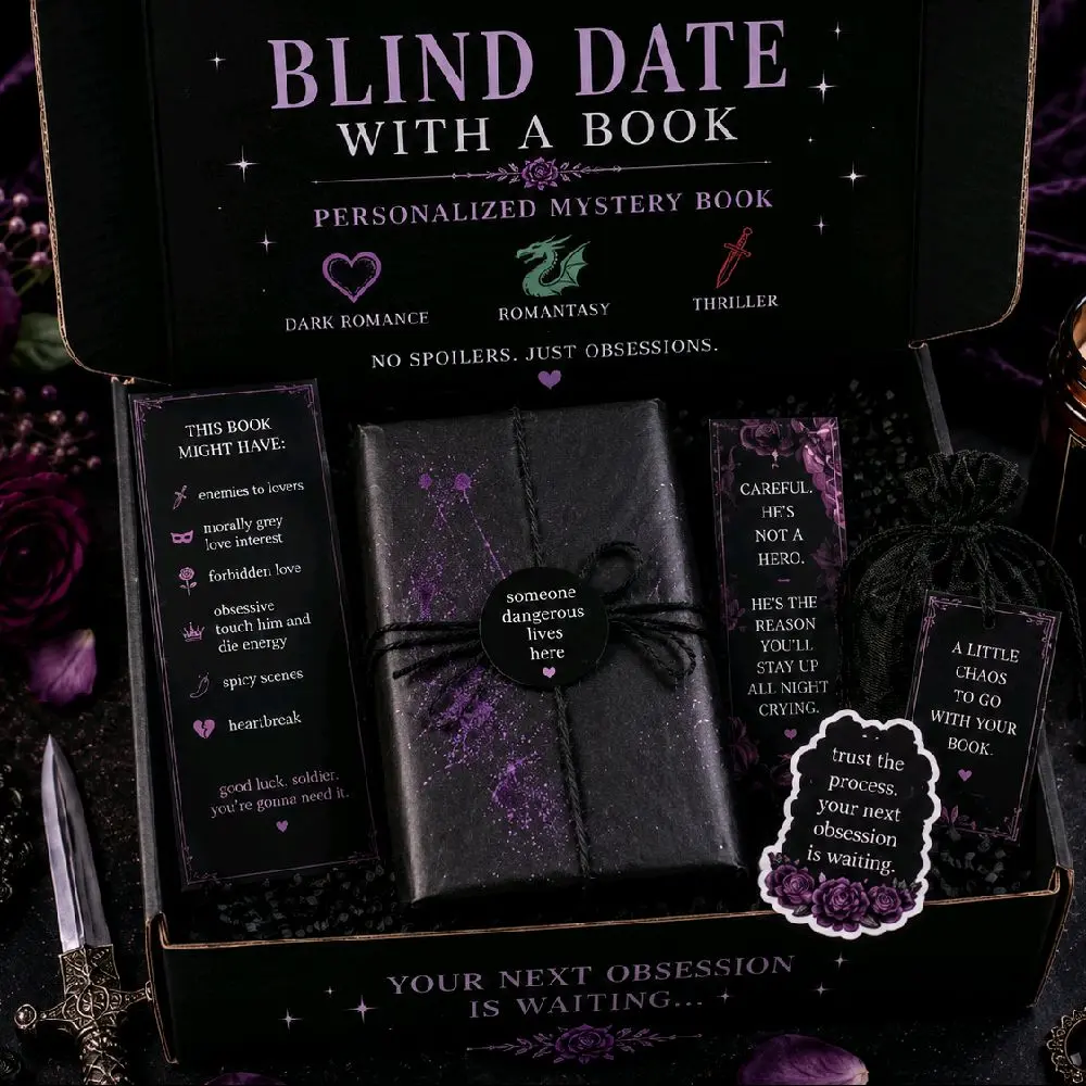 Personalized Mystery Book Box - Blind Date with a Book