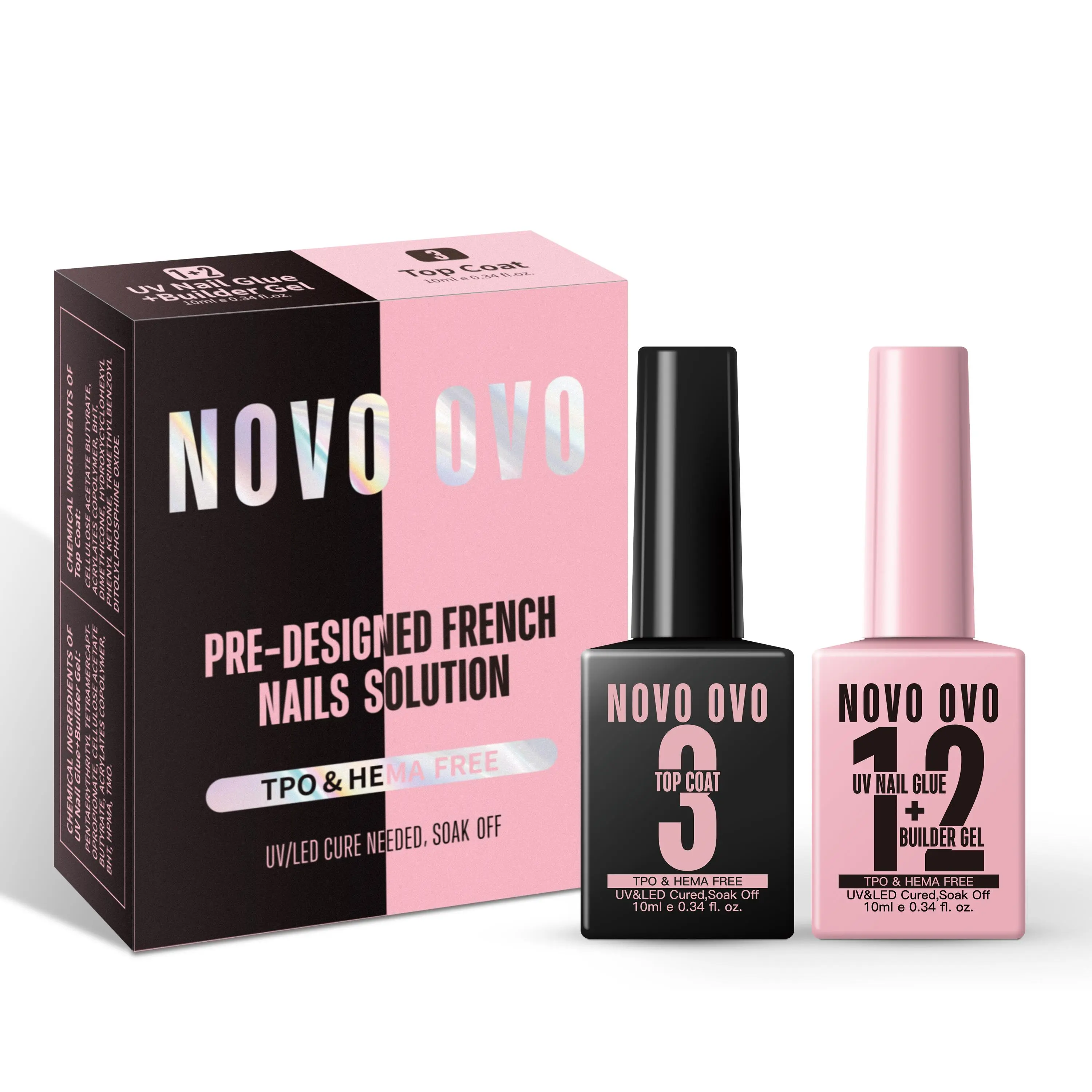 UV Nail Glue and Builder Gel 2 in 1