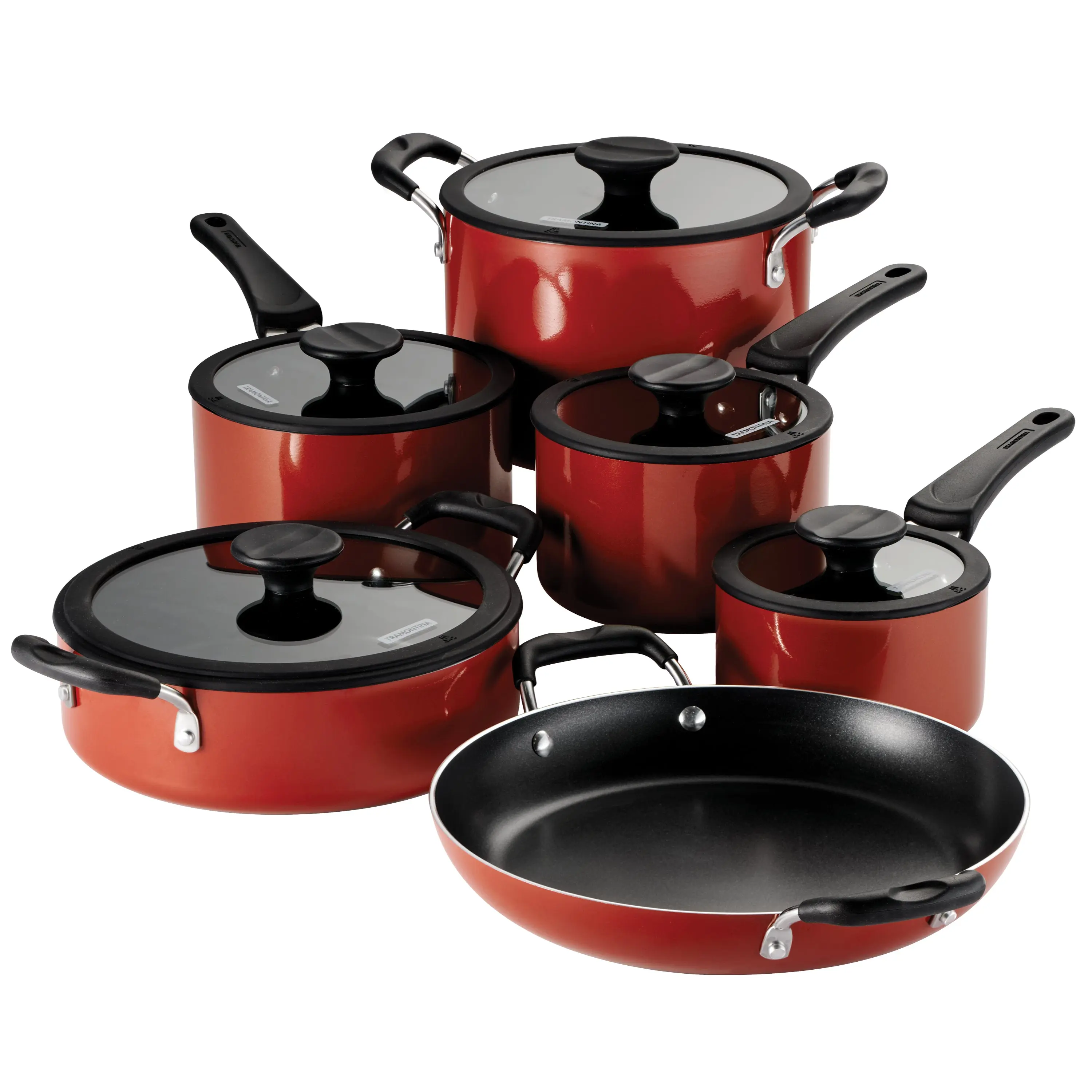 Nesting 11 Piece Nonstick Cookware Set Nesting 11 Piece Nonstick Cookware Set