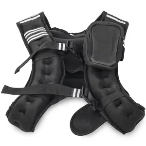 Weighted Vest, 12lb Weight Vest with Two Adjustment Straps for Men Women, Weight Vests with Reflective Stripe for Strength Training, Running, Jogging, Walking