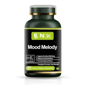 Mood Melody Botanical Supplement for Stress, Mood & Focus Support – Emotional Balance Formula, 120 Capsules Natural, Healthcare, Fitness