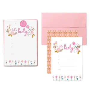 Garden Birthday Party Invitations