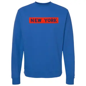 New York (Knicks blue/orange) crewneck sweatshirt