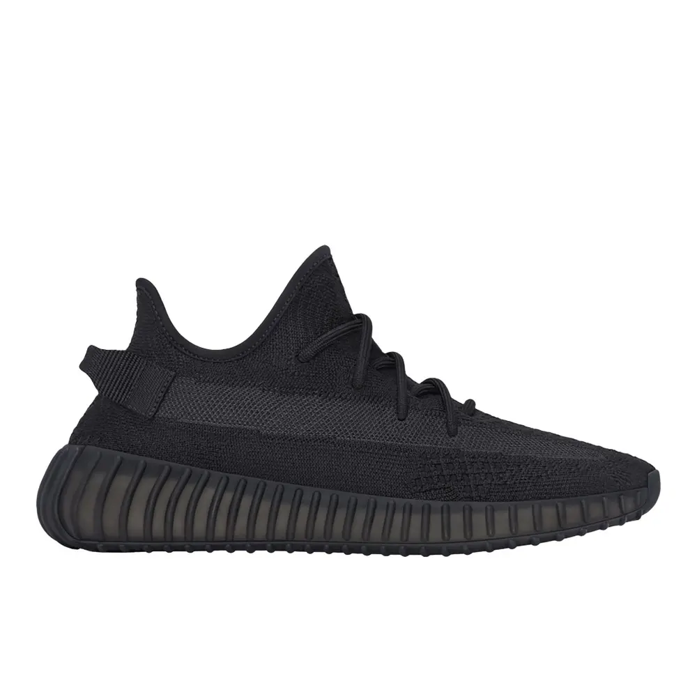 adidas Mens Yeezy Boost 350 V2 Sneakers Shoes Casual - Black