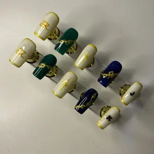 LadyMisty 268W UV LED Nail Lamp with 57pcs Long-Lasting Lamp Beads, 4 Timer Settings (10/30/60/99S), Large LCD Display & Portable Handle Professional Dryer Manicure