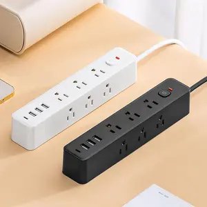 Power Strip with Surge Protection, 9 Outlets with 4 USB Ports (1 USB C), 5/10 Feet Extension Cord Surge Protector for Home Office Dorm