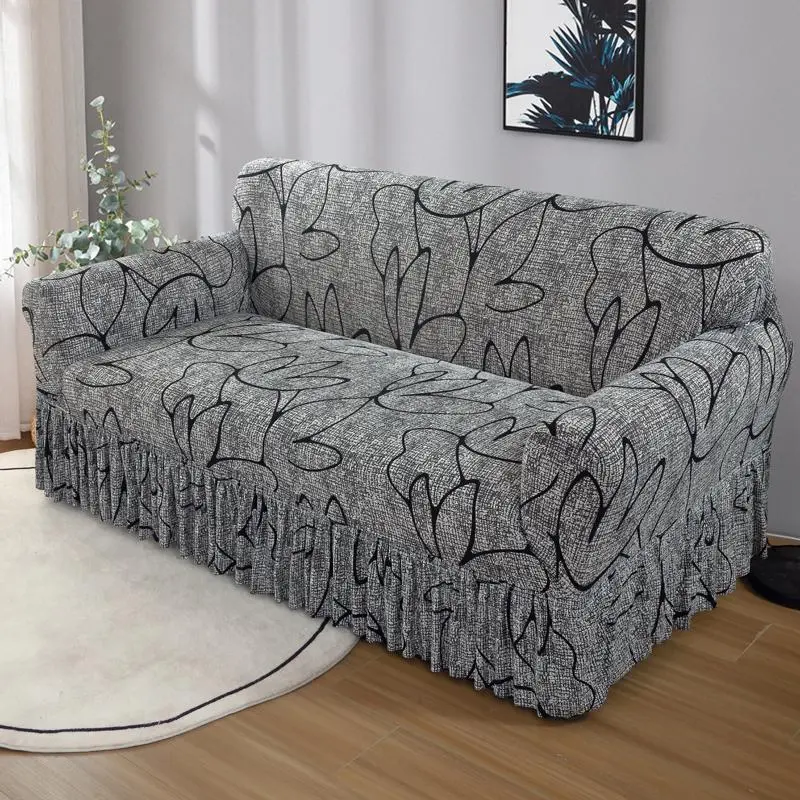Abstract Pattern Sofa Cover, 1 Count Soft Comfortable Elastic Sofa Slipcover, Couch Slipcover, Couch Covers For Sofa, Dustproof Sofa Protector for Home Living Room, Sofa Protector for Home Living Room