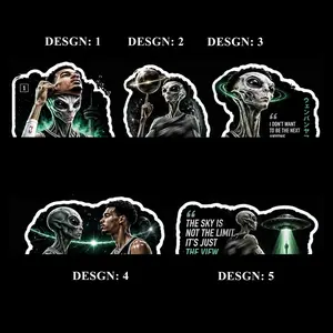Wem Alien Graphic Sticker For Fans, Wem Alien Sticker , Basketball Sticker , Gift For Men