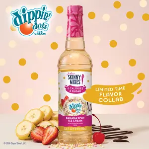 Dippin' Dots® Banana Split Ice Cream Syrup Dippin' Dots® Banana Split Ice Cream Syrup