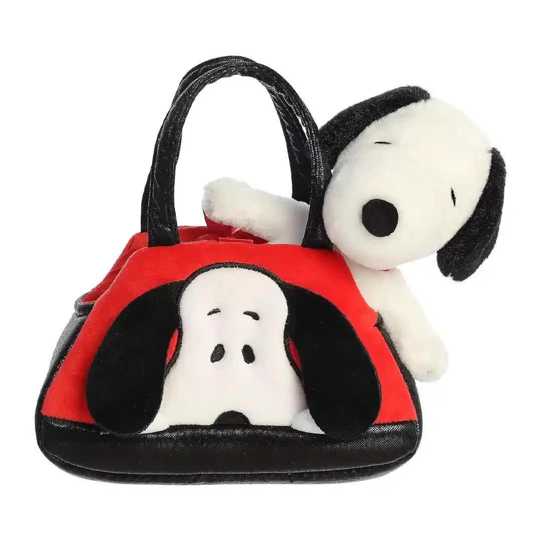 Aurora Peanuts Fancy Pals 7" Peek-A-Boo Snoopy Plush Lineup - Soft Fabric, Durable Stuffed Toy, Cute Plush Charm, Kids' Collectible Toy
