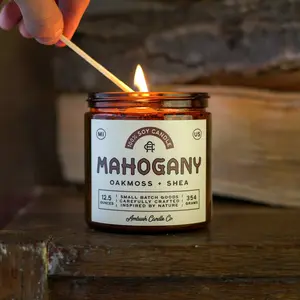 Mahogany | Oakmoss + Shea Soy Candle