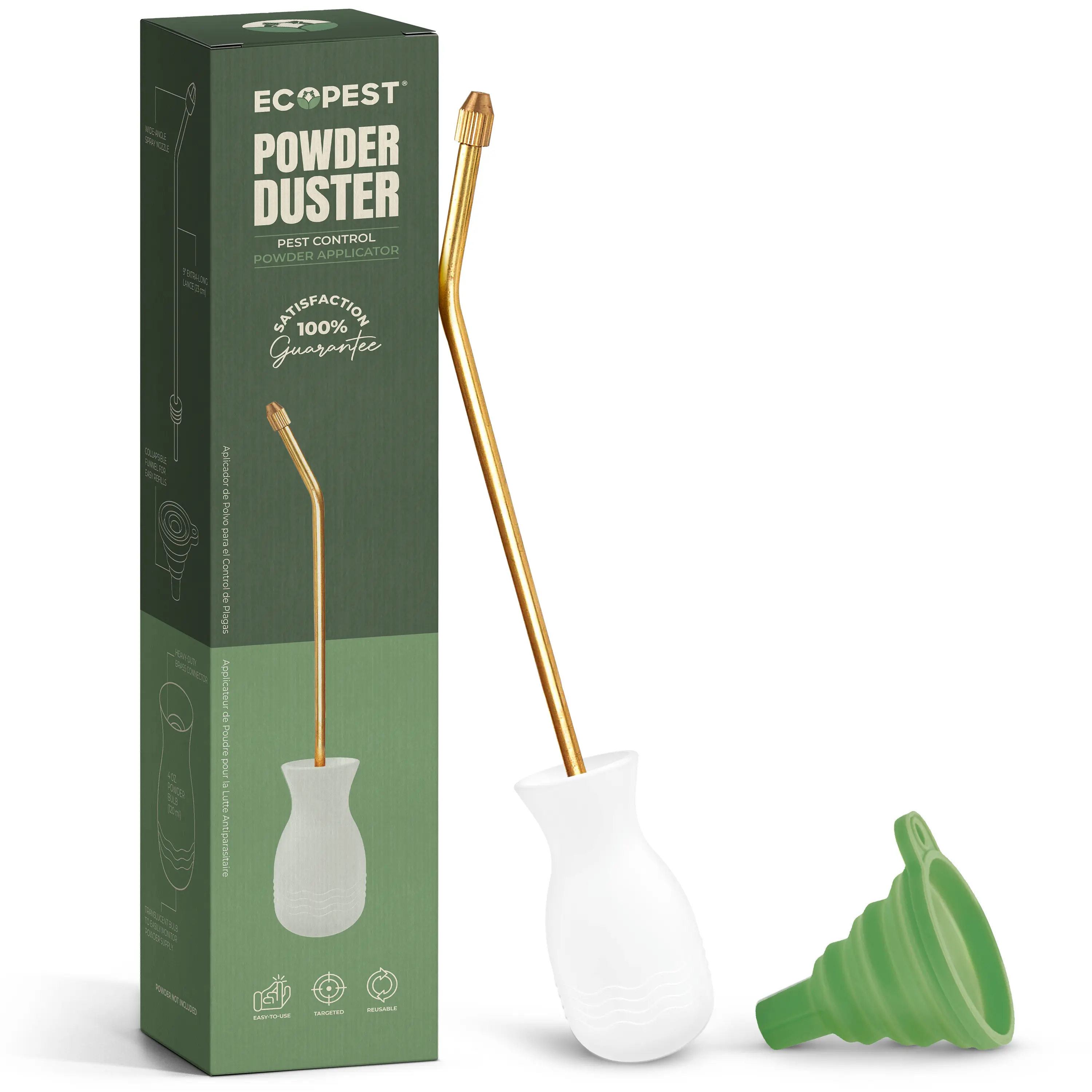 Powder Duster | Pest Control Powder Applicator Household Hand