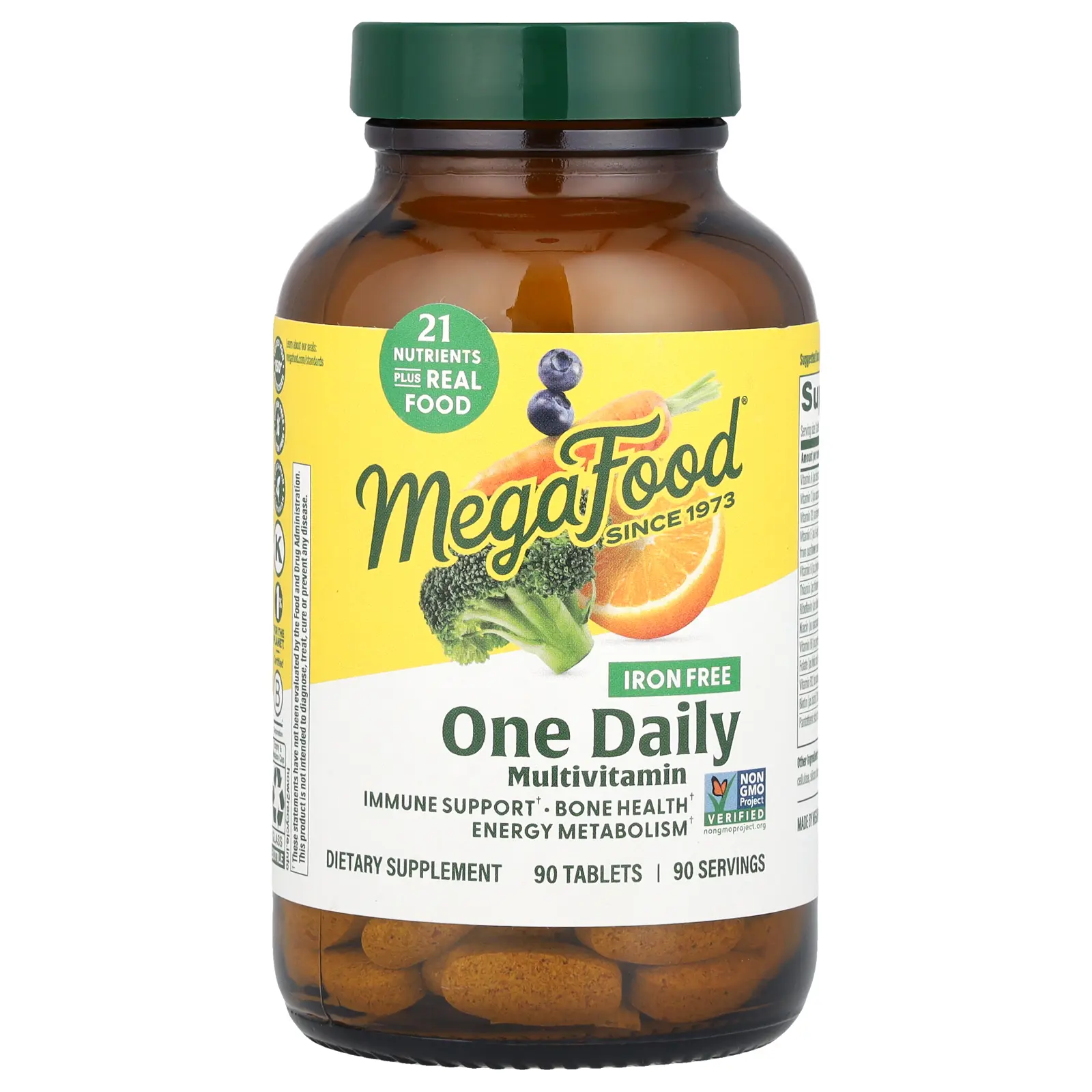 MegaFood One Daily Multivitamin, Iron Free , 90 Tablets MegaFood One Daily Multivitamin, Iron Free , 90 Tablets